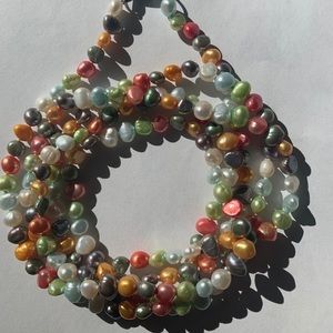 Vantel Pearls Desert Sunset Necklace